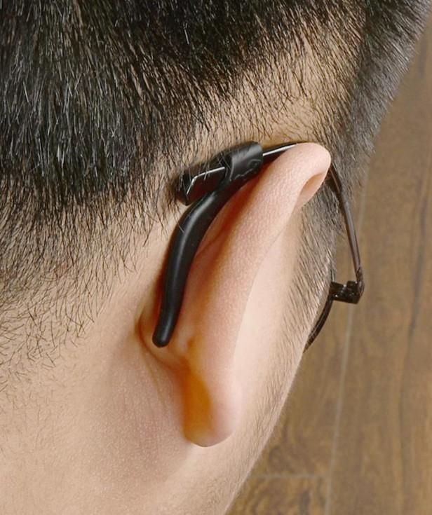 No-Slip Eyeglass Frame Ear Hooks – Soft Silicone Glasses Holders (3 Pairs)